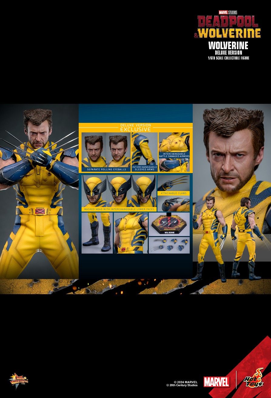 HOT TOYS DEADPOOL & WOLVERINE DELUXE EDITION MMS754