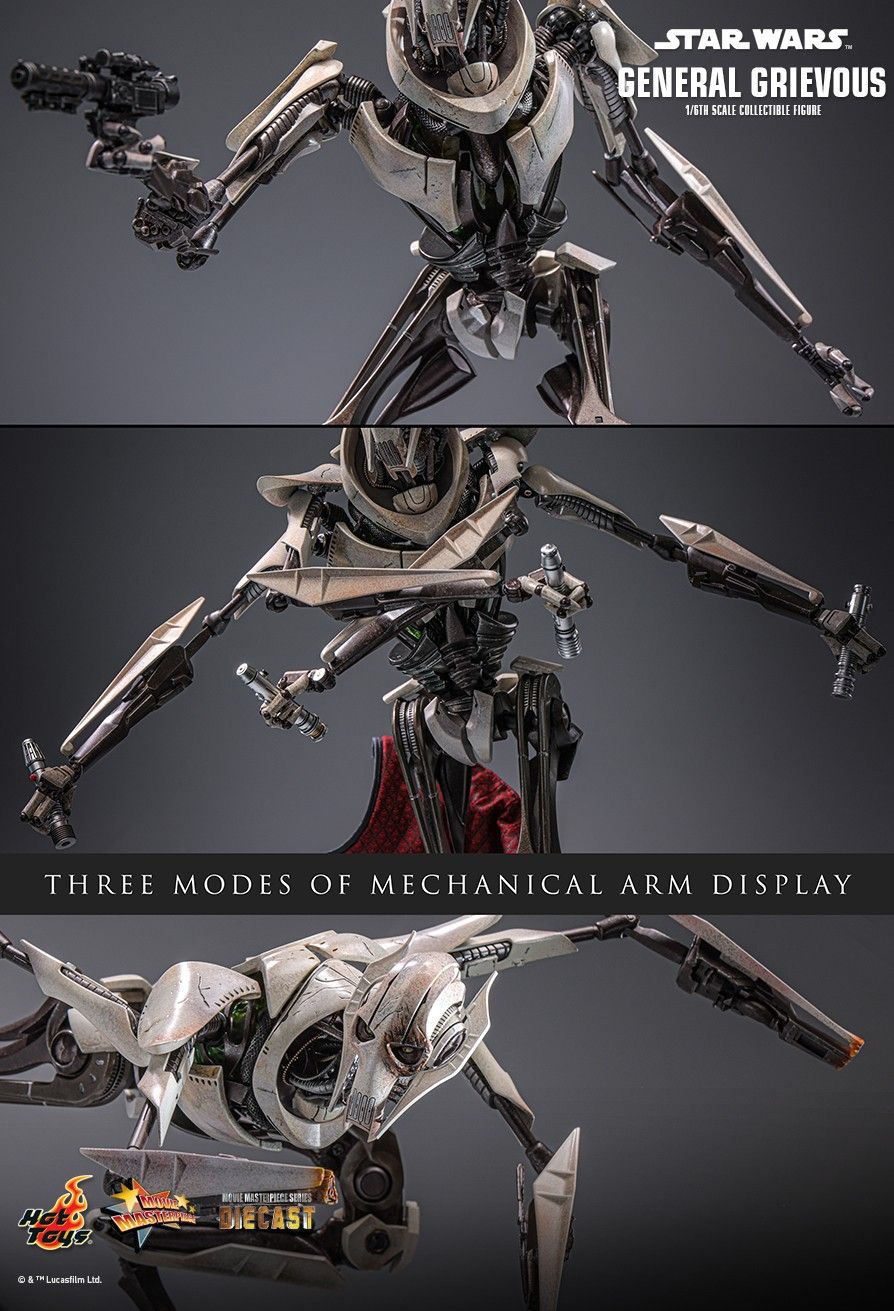 HOT TOYS STAR WARSS EP III REVENGE OF THE SITH GENERAL GRIEVOUS MMS760D67