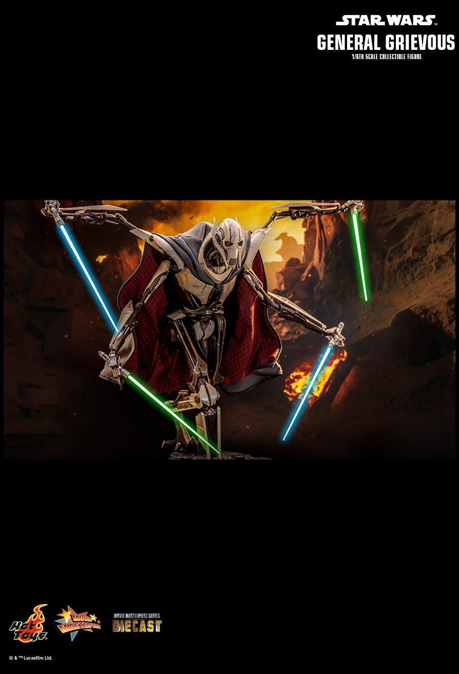 HOT TOYS STAR WARSS EP III REVENGE OF THE SITH GENERAL GRIEVOUS MMS760D67