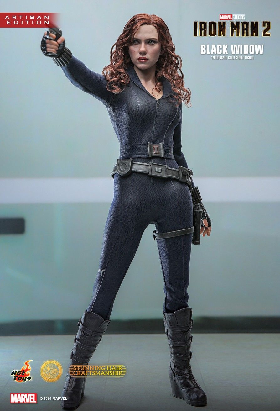 HOT TOY MARVEL IRONMAN 2 BLACK WIDOW 2.0 ARTISAN SPECIAL MMS757AEB