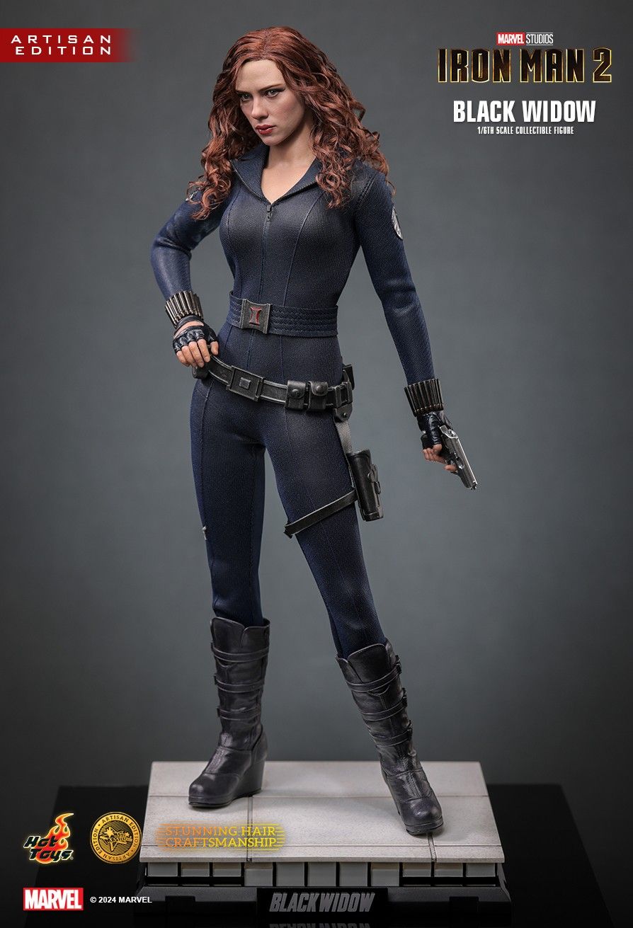 HOT TOY MARVEL IRONMAN 2 BLACK WIDOW 2.0 ARTISAN SPECIAL MMS757AEB