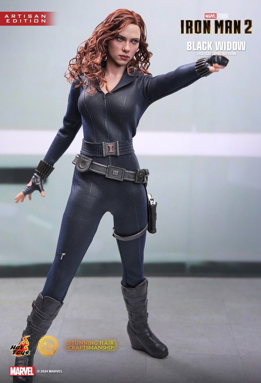 HOT TOY MARVEL IRONMAN 2 BLACK WIDOW 2.0 ARTISAN SPECIAL MMS757AEB