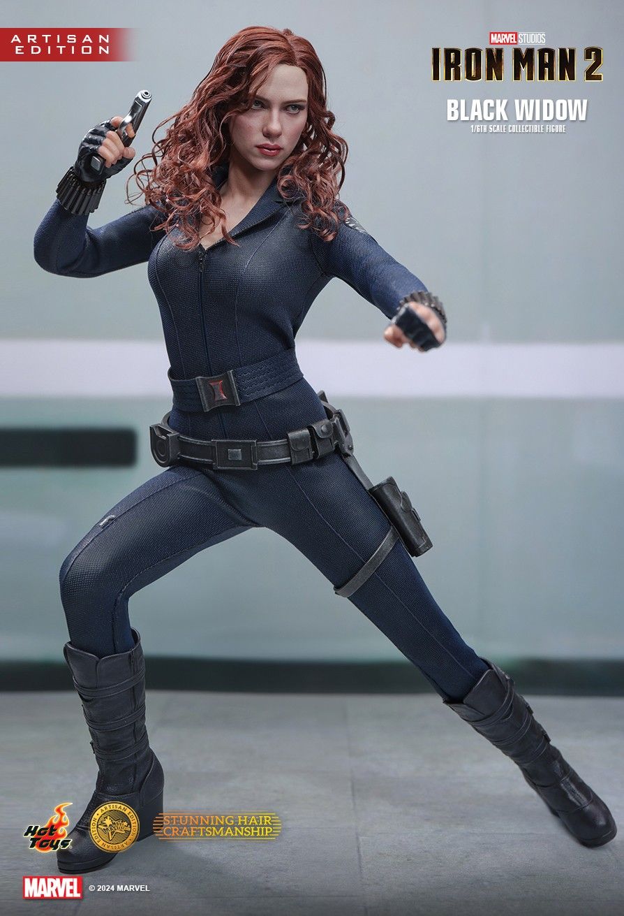 HOT TOY MARVEL IRONMAN 2 BLACK WIDOW 2.0 ARTISAN SPECIAL MMS757AEB