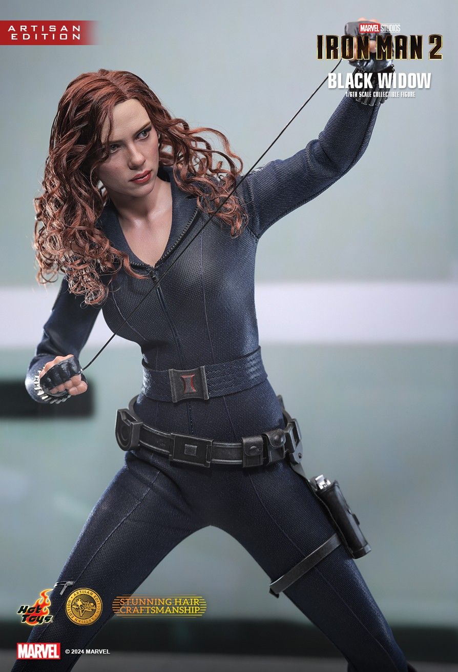 HOT TOY MARVEL IRONMAN 2 BLACK WIDOW 2.0 ARTISAN SPECIAL MMS757AEB
