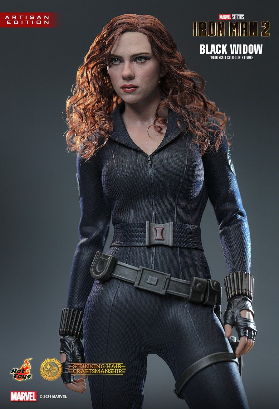 HOT TOY MARVEL IRONMAN 2 BLACK WIDOW 2.0 ARTISAN SPECIAL MMS757AEB