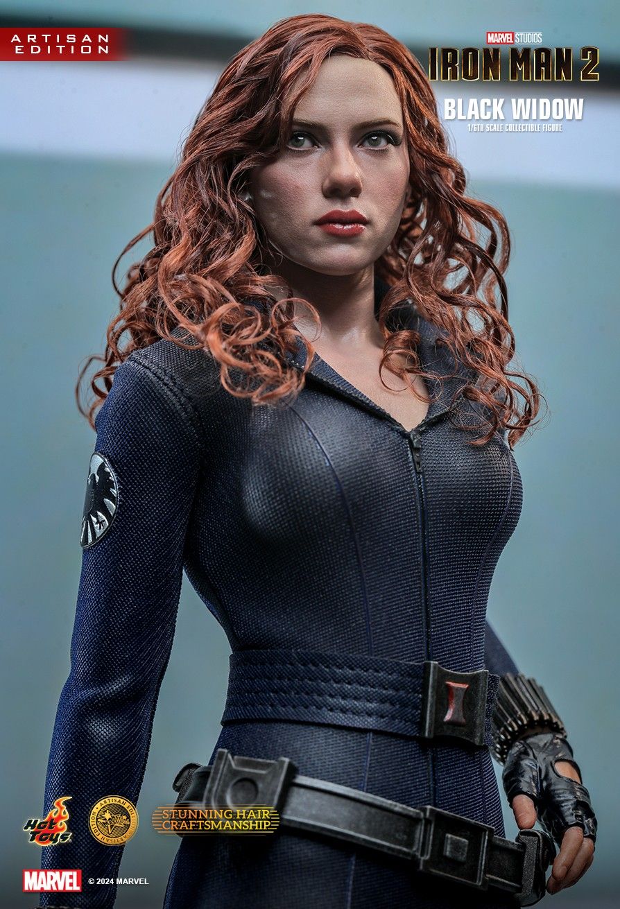 HOT TOY MARVEL IRONMAN 2 BLACK WIDOW 2.0 ARTISAN SPECIAL MMS757AEB