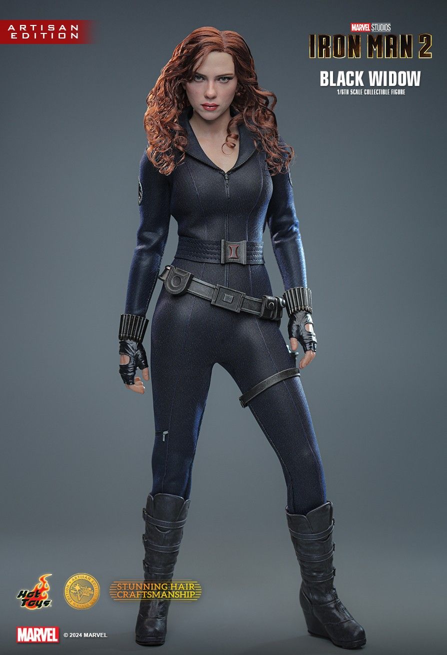 HOT TOY MARVEL IRONMAN 2 BLACK WIDOW 2.0 ARTISAN SPECIAL MMS757AEB