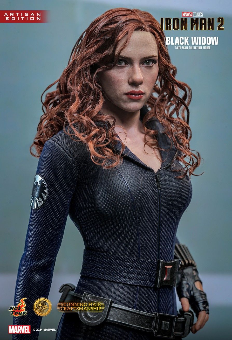 HOT TOY MARVEL IRONMAN 2 BLACK WIDOW 2.0 ARTISAN SPECIAL MMS757AEB