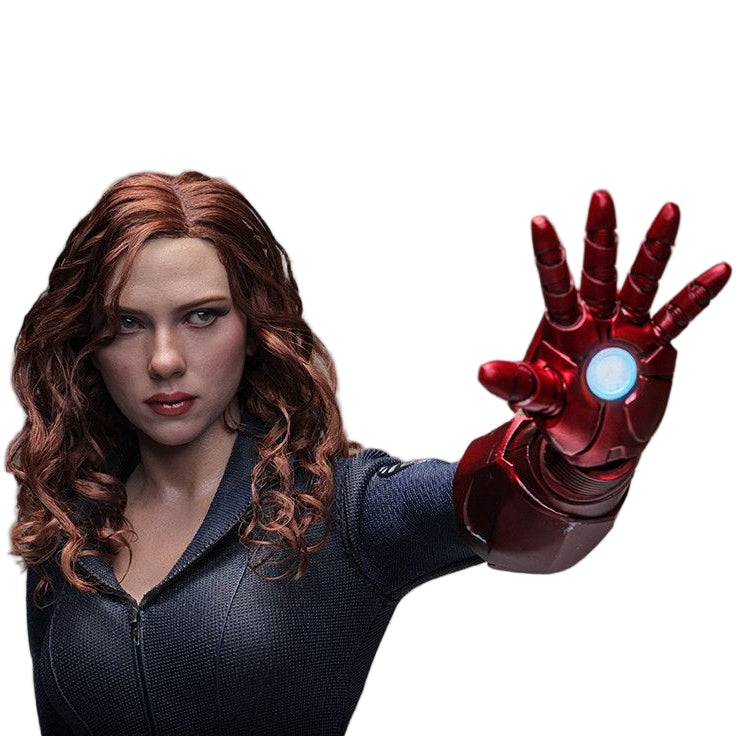 HOT TOY MARVEL IRONMAN 2 BLACK WIDOW 2.0 ARTISAN SPECIAL MMS757AEB