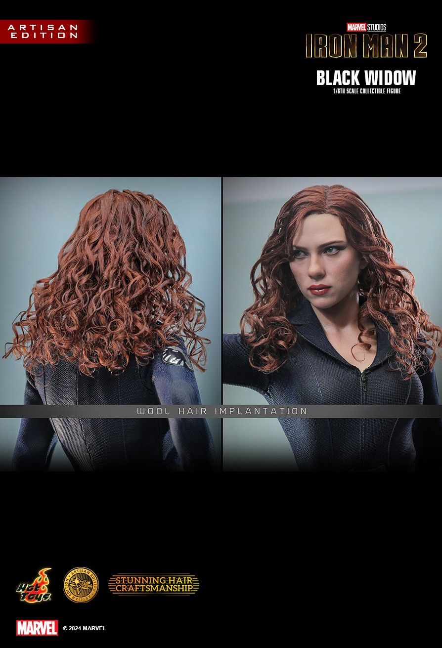 HOT TOY MARVEL IRONMAN 2 BLACK WIDOW 2.0 ARTISAN SPECIAL MMS757AEB