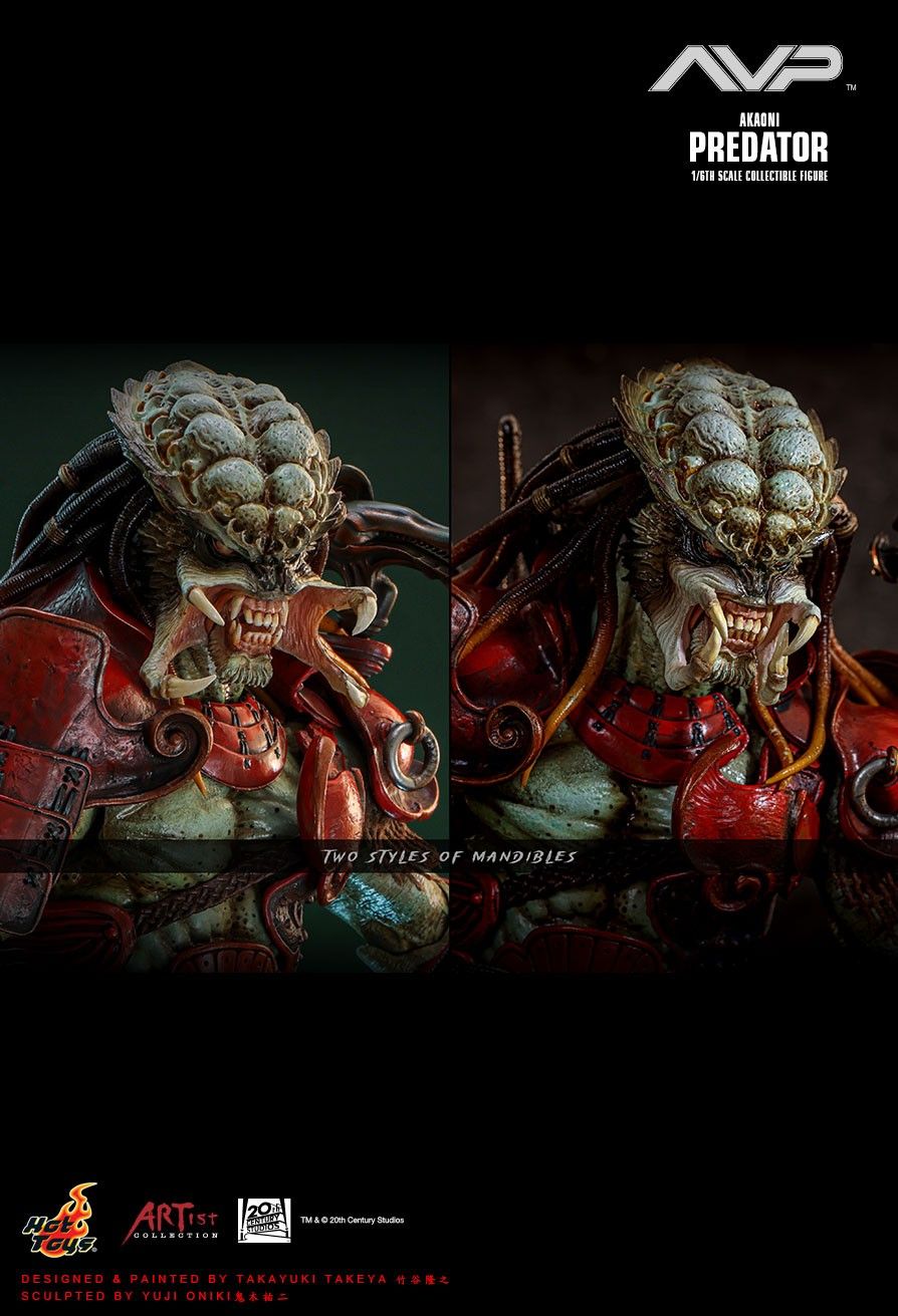 HOT TOYS ALIEN VS. PREDATOR AVP AKAONI SAMURAI PREDATOR AC06