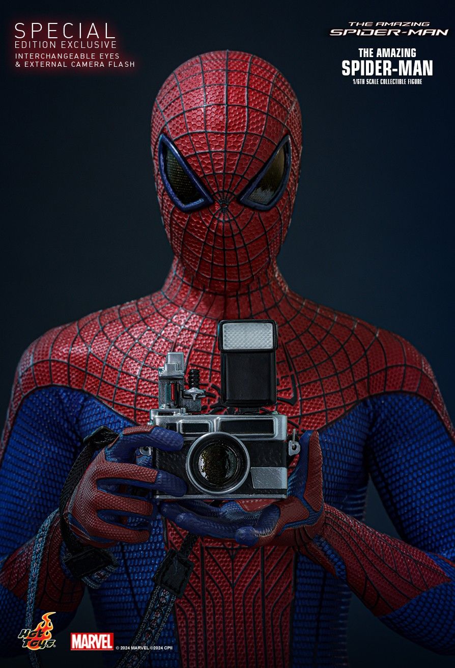 HOT TOYS AMAZING SPIDERMAN 2012 SPIDERMAN 2.0 SPECIAL EDITION MMS771B