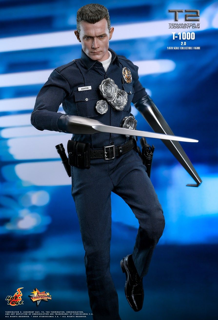 HOT TOYS TERMINATOR 2 JUDGMENT DAY T-1000 2.0 MM774