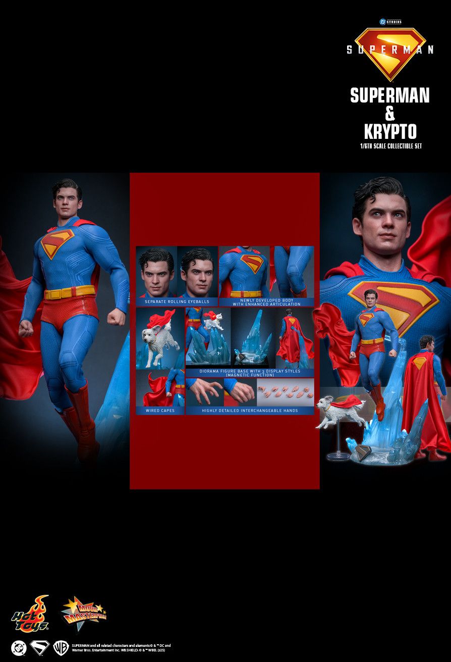 HOT TOYS DC SUPERMAN & KRYPTO MMS812