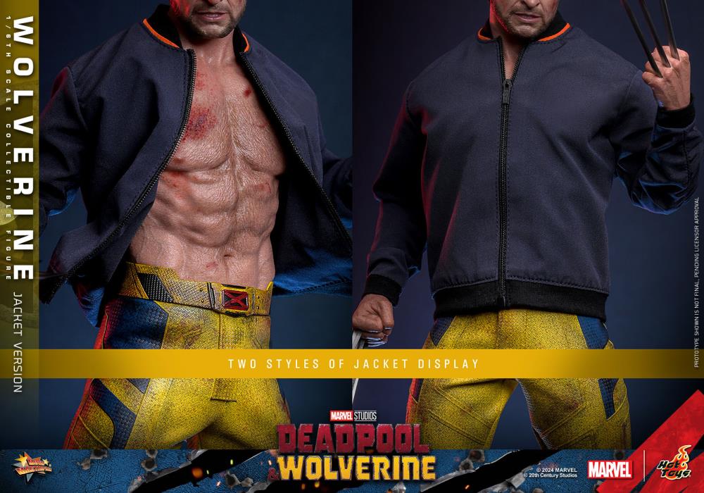 HOT TOYS DEADPOOL & WOLVERINE TVA JACKET MMS756
