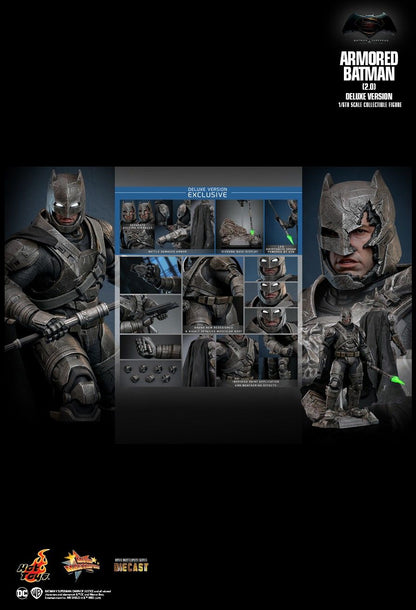 HOT TOYS BATMAN V SUPERMAN DAWN OF JUSTICE ARMORED BATMAN 2.0 DELUXE MMS743D63