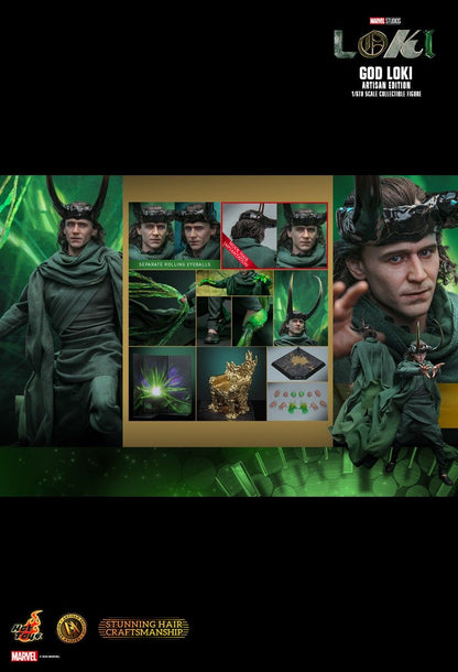 HOT TOYS MARVEL LOKI GOD LOKI ARTISAN DX-41AE