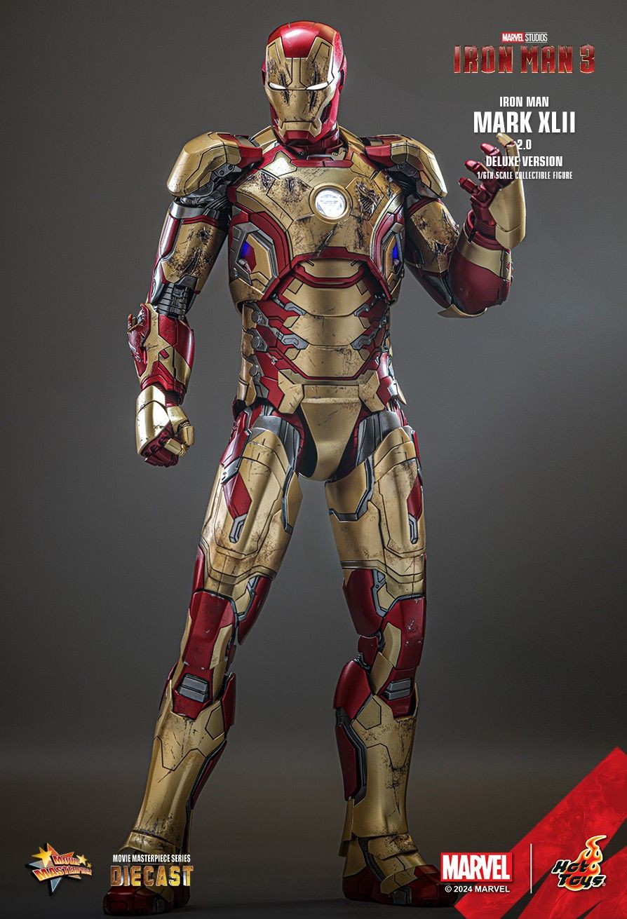 HOT TOYS IRONMAN III TONY STARK MARK XLII 2.0 DELUXE SPECIAL MMS759D66B