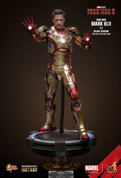 HOT TOYS IRONMAN III TONY STARK MARK XLII 2.0 DELUXE SPECIAL MMS759D66B