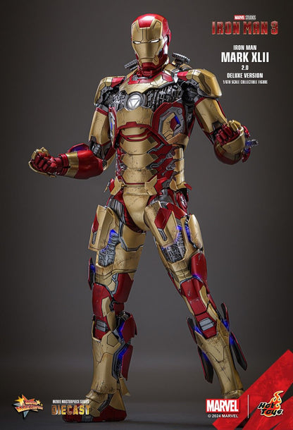 HOT TOYS IRONMAN III TONY STARK MARK XLII 2.0 DELUXE SPECIAL MMS759D66B