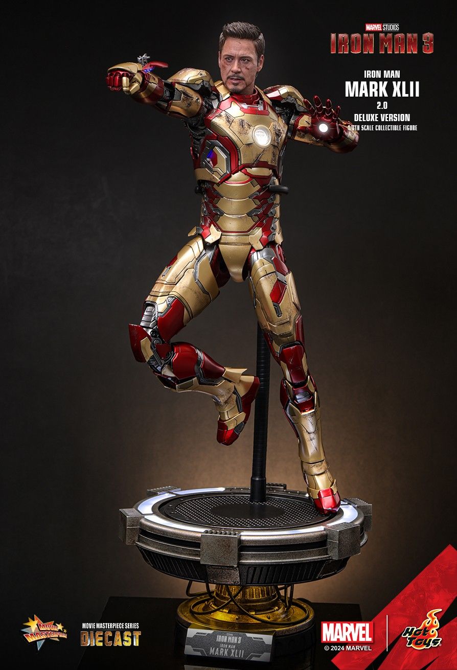 HOT TOYS IRONMAN III TONY STARK MARK XLII 2.0 DELUXE SPECIAL MMS759D66B