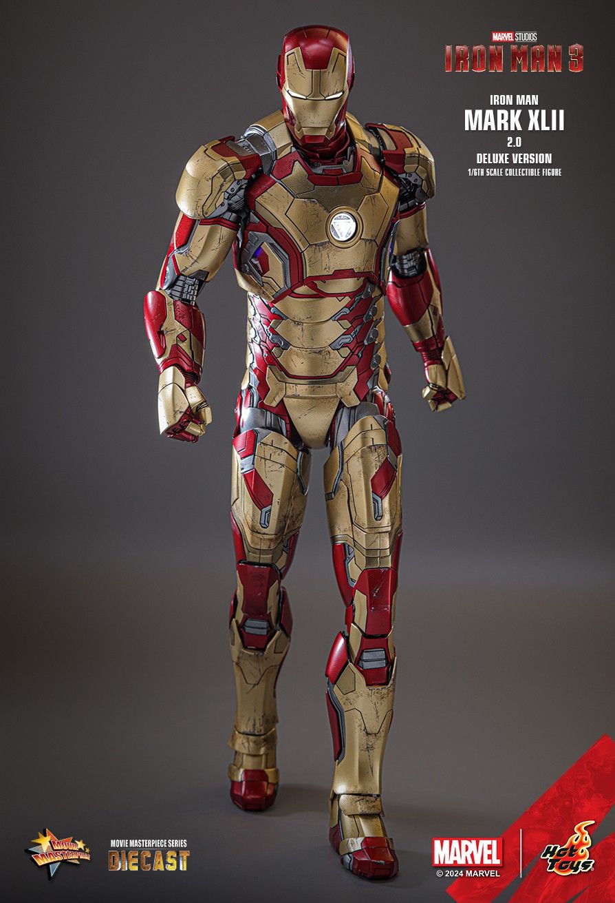 HOT TOYS IRONMAN III TONY STARK MARK XLII 2.0 DELUXE SPECIAL MMS759D66B