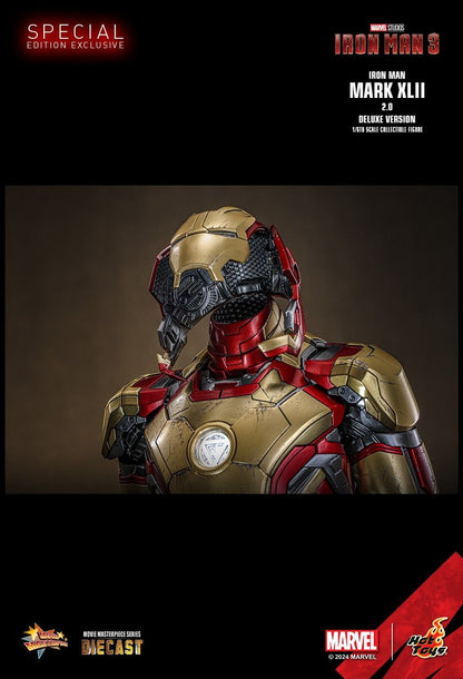 HOT TOYS IRONMAN III TONY STARK MARK XLII 2.0 DELUXE SPECIAL MMS759D66B