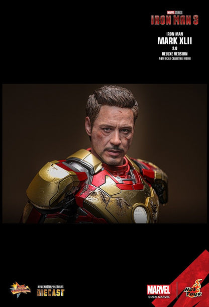 HOT TOYS IRONMAN III TONY STARK MARK XLII 2.0 DELUXE SPECIAL MMS759D66B