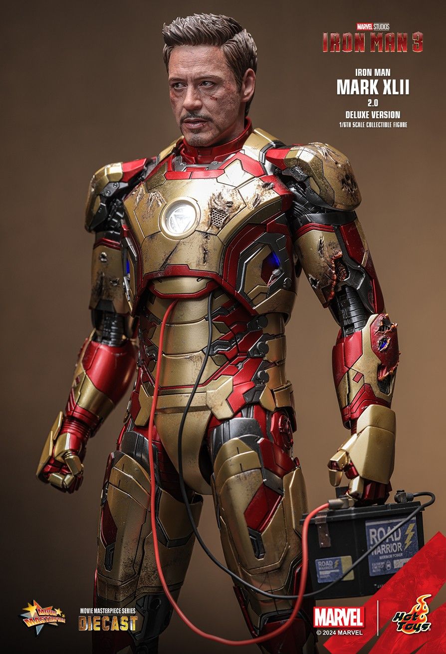 HOT TOYS IRONMAN III TONY STARK MARK XLII 2.0 DELUXE SPECIAL MMS759D66B