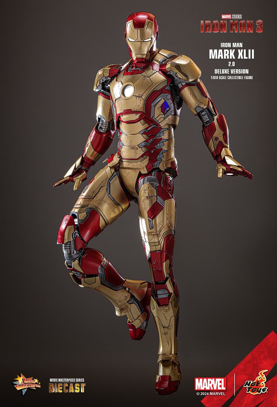 HOT TOYS IRONMAN III TONY STARK MARK XLII 2.0 DELUXE SPECIAL MMS759D66B