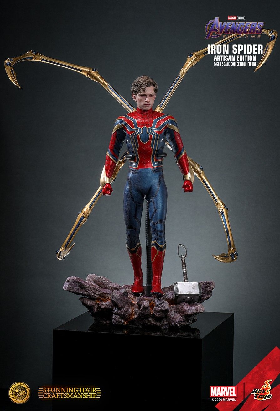 HOT TOYS MARVEL AVENGERS ENDGAME IRON SPIDER ARTISAN MMS762AE