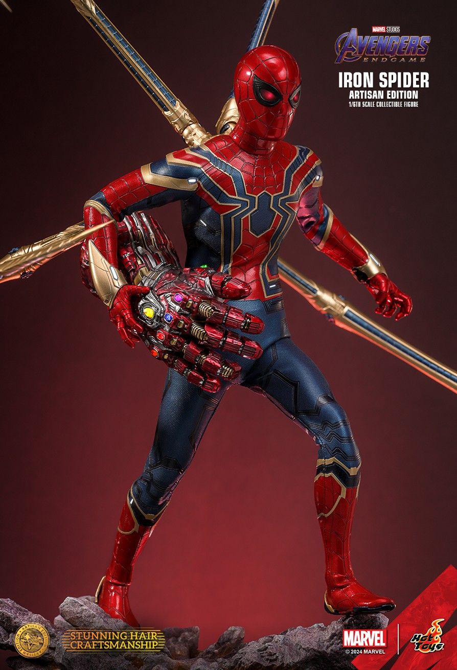 HOT TOYS MARVEL AVENGERS ENDGAME IRON SPIDER ARTISAN MMS762AE