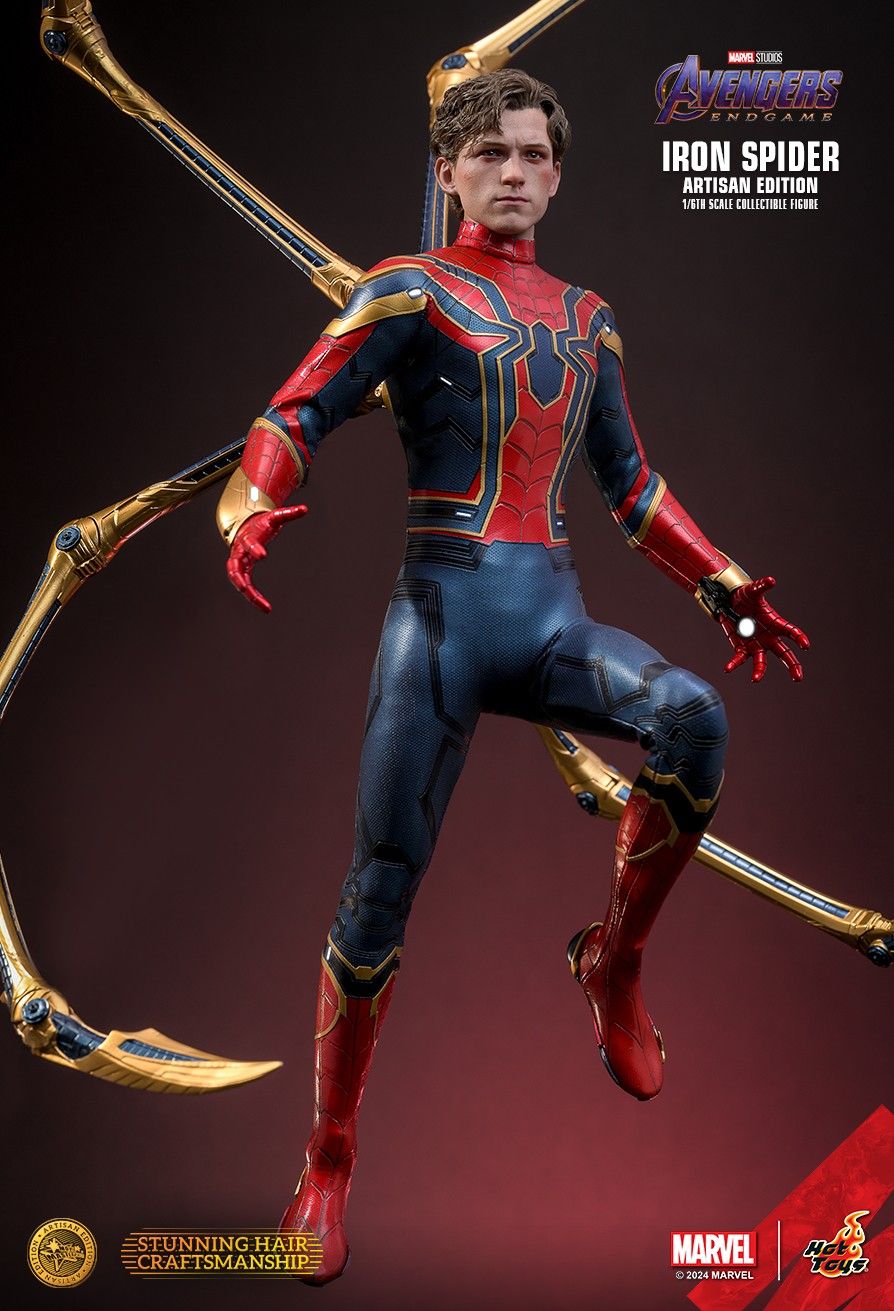 HOT TOYS MARVEL AVENGERS ENDGAME IRON SPIDER ARTISAN MMS762AE