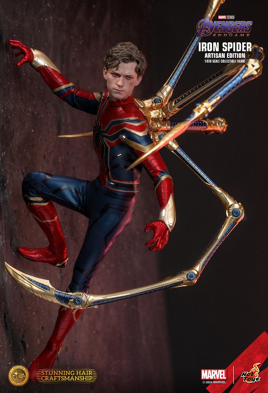 HOT TOYS MARVEL AVENGERS ENDGAME IRON SPIDER ARTISAN MMS762AE
