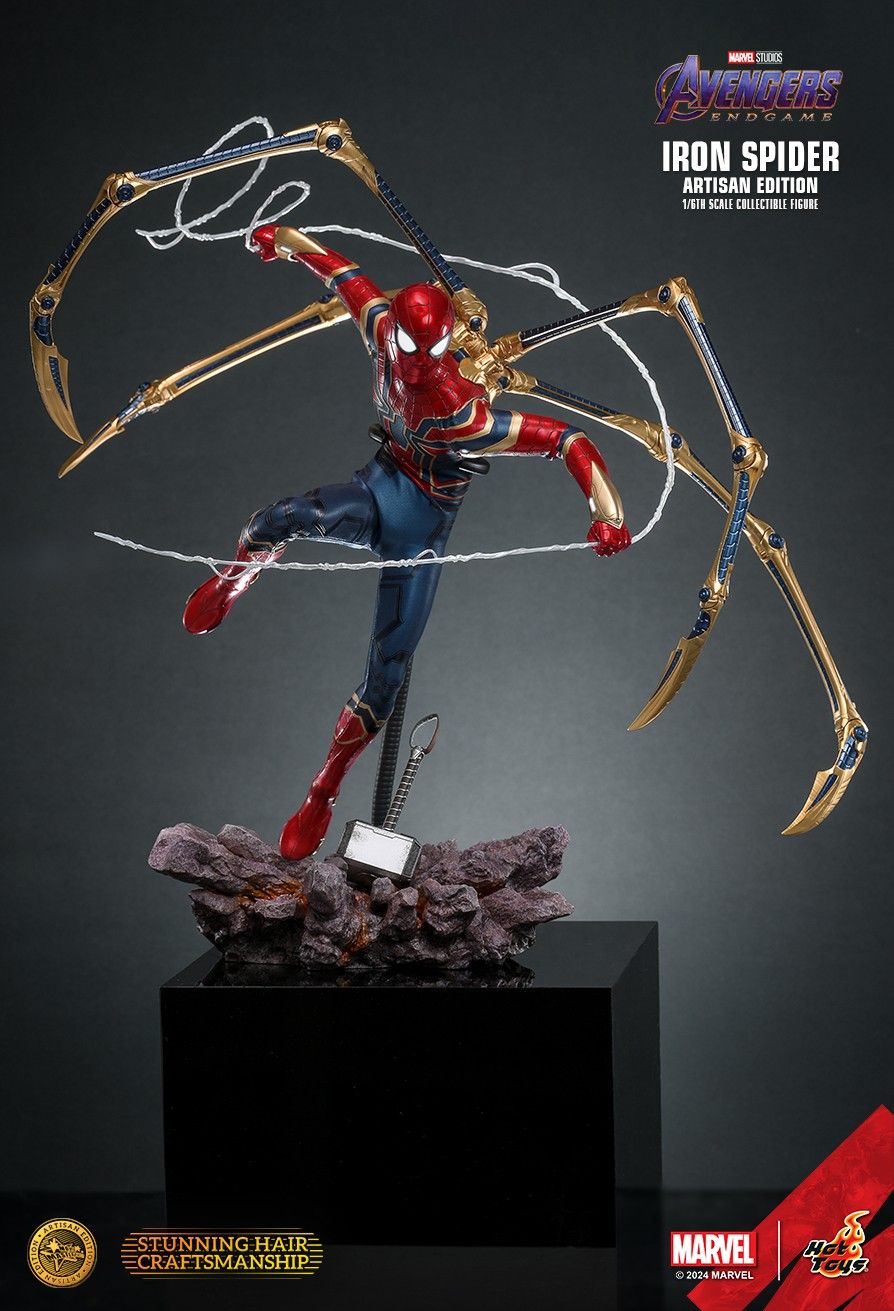 HOT TOYS MARVEL AVENGERS ENDGAME IRON SPIDER ARTISAN MMS762AE
