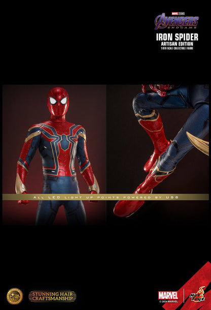 HOT TOYS MARVEL AVENGERS ENDGAME IRON SPIDER ARTISAN MMS762AE