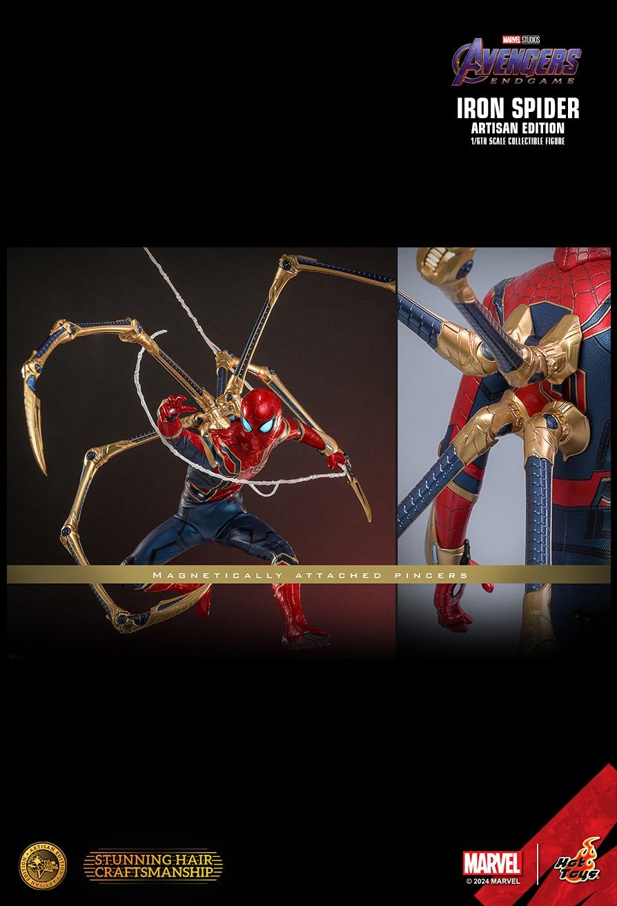 HOT TOYS MARVEL AVENGERS ENDGAME IRON SPIDER ARTISAN MMS762AE