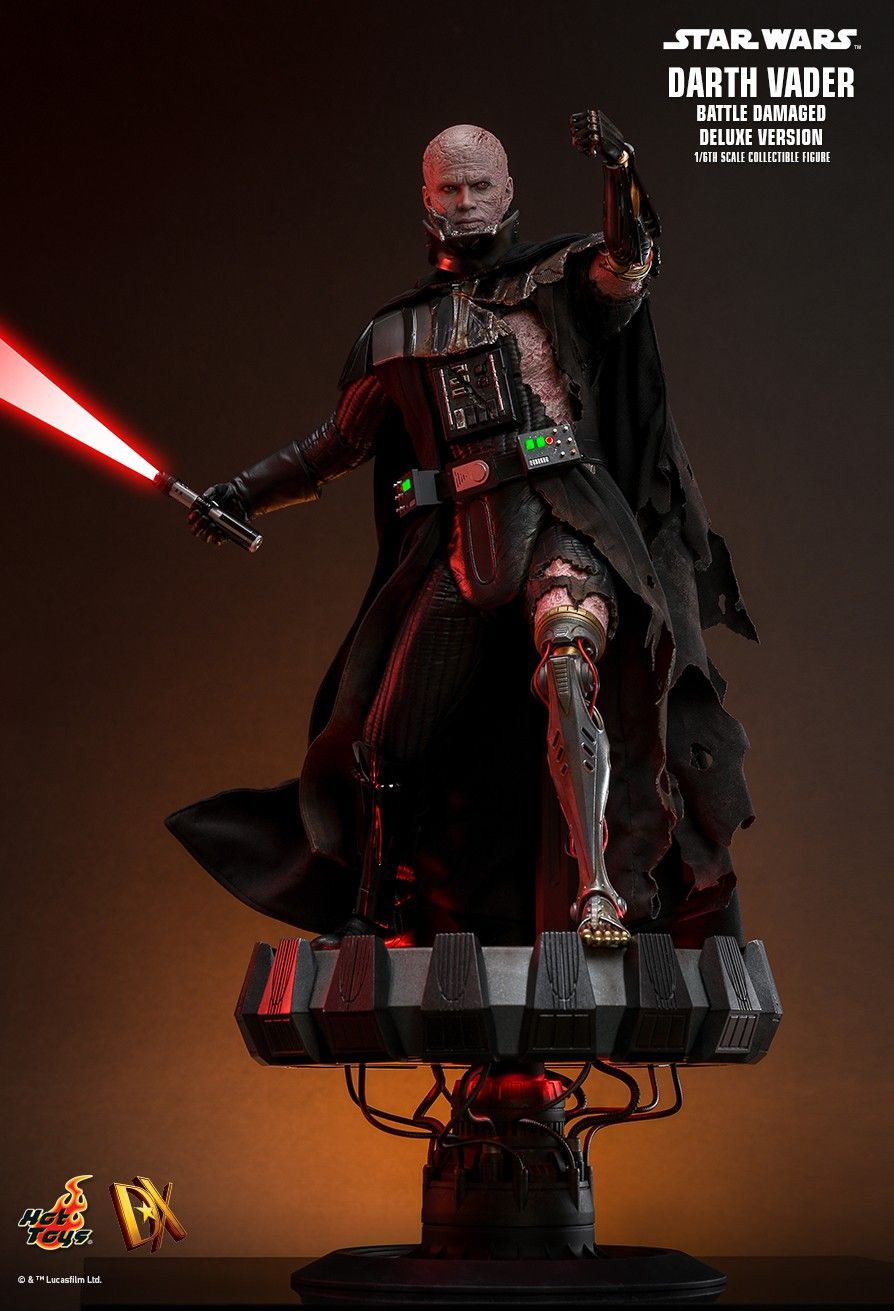 HOT TOYS STAR WARS DARTH VADER BATTLE DAMAGED DELUXE DX-45