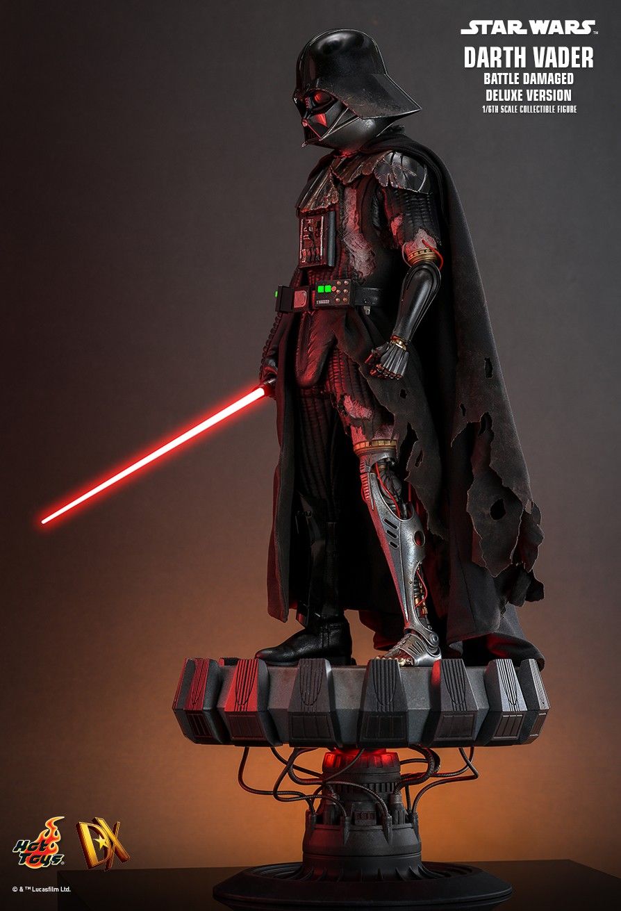 HOT TOYS STAR WARS DARTH VADER BATTLE DAMAGED DELUXE DX-45