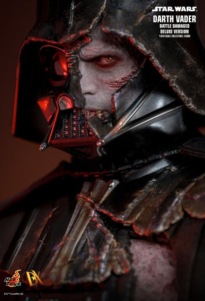 HOT TOYS STAR WARS DARTH VADER BATTLE DAMAGED DELUXE DX-45