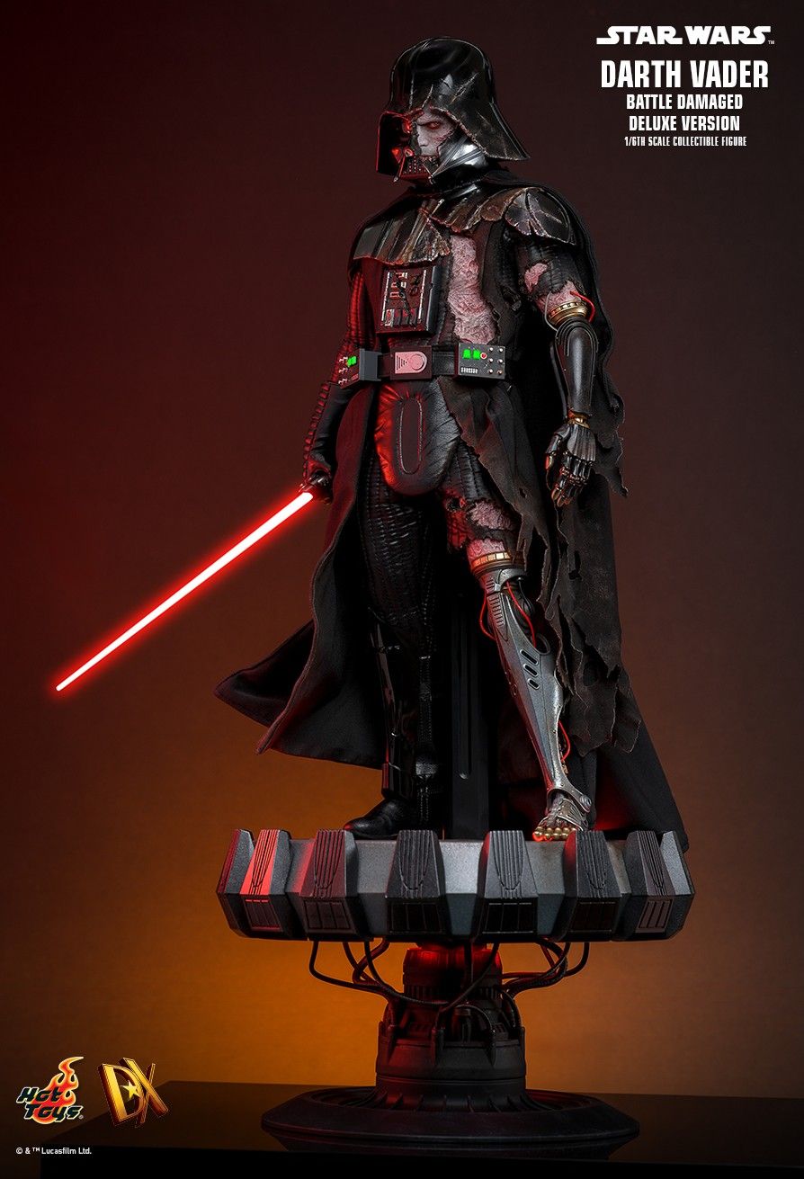 HOT TOYS STAR WARS DARTH VADER BATTLE DAMAGED DELUXE DX-45