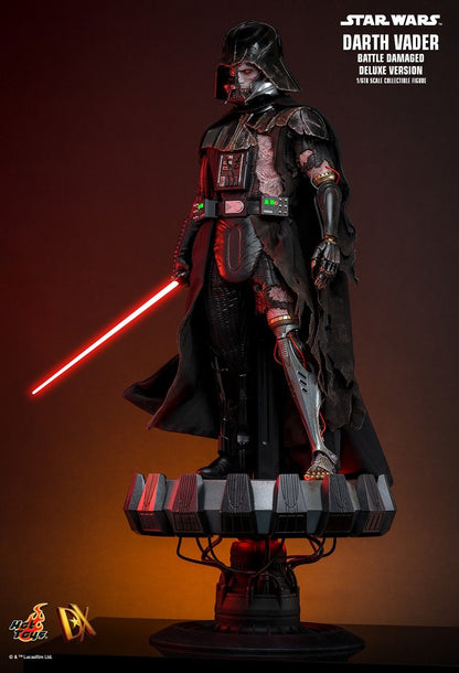 HOT TOYS STAR WARS DARTH VADER BATTLE DAMAGED DELUXE DX-45