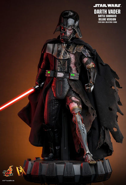 HOT TOYS STAR WARS DARTH VADER BATTLE DAMAGED DELUXE DX-45