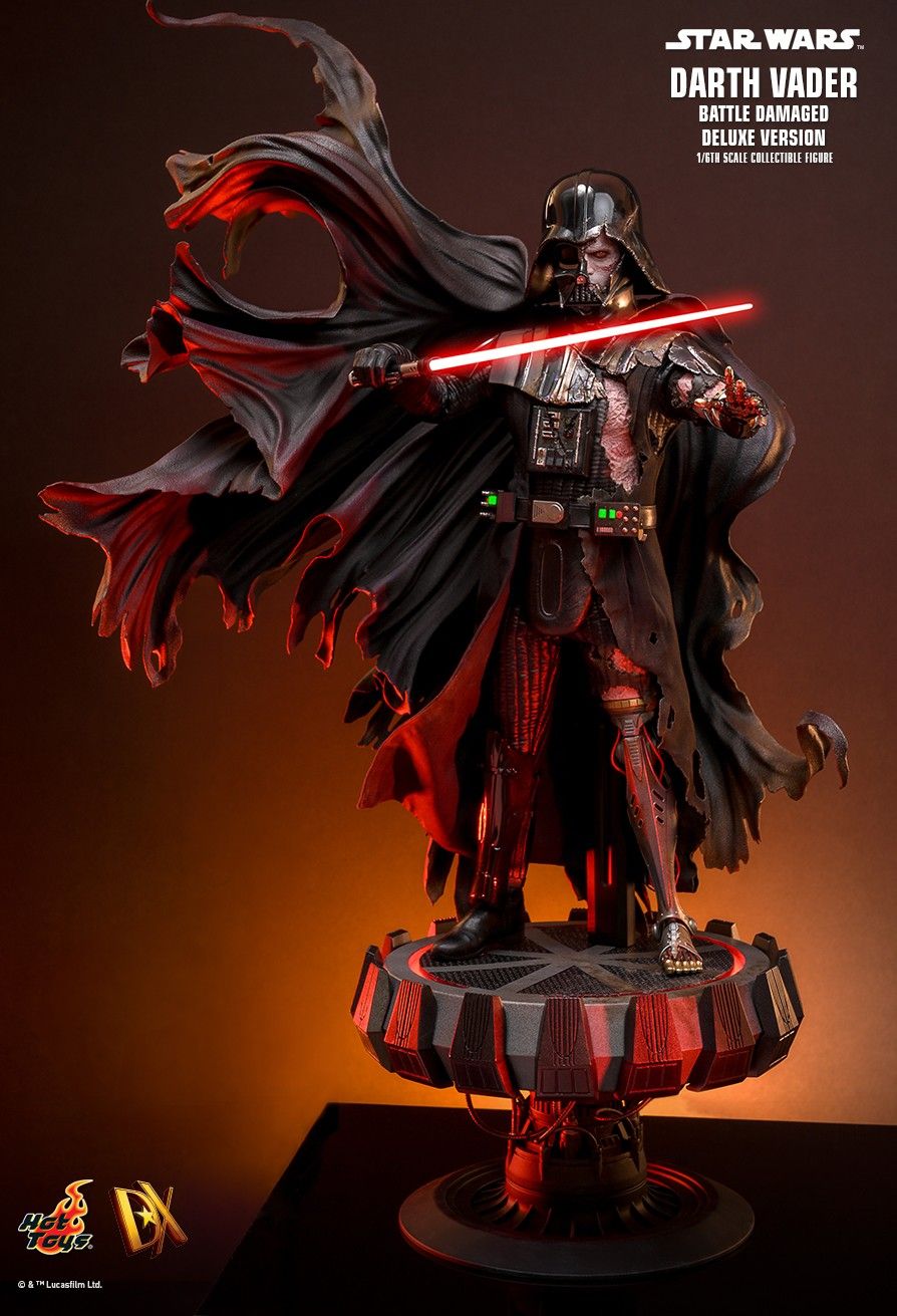HOT TOYS STAR WARS DARTH VADER BATTLE DAMAGED DELUXE DX-45