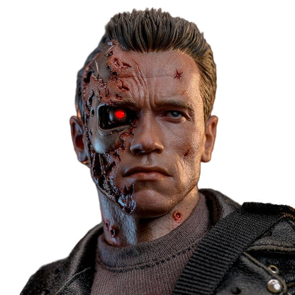 HOT TOYS TERMINATOR 2 JUDGEMENT DAY T-800 BATTLE DAMAGED VERSION 2.0 DX-46