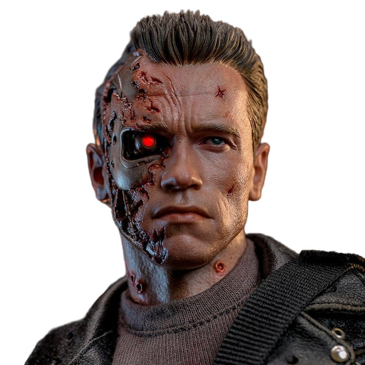 HOT TOYS TERMINATOR 2 JUDGEMENT DAY T-800 BATTLE DAMAGED VERSION 2.0 DX-46