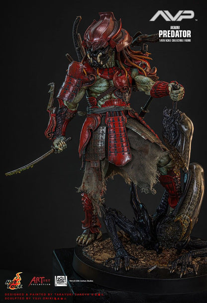 HOT TOYS ALIEN VS. PREDATOR AVP AKAONI SAMURAI PREDATOR AC06