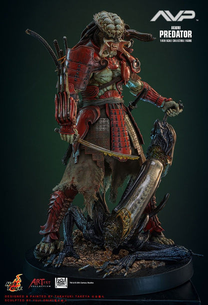 HOT TOYS ALIEN VS. PREDATOR AVP AKAONI SAMURAI PREDATOR AC06