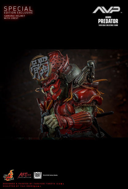 HOT TOYS ALIEN VS. PREDATOR AVP AKAONI SAMURAI PREDATOR SPECIAL AC06B