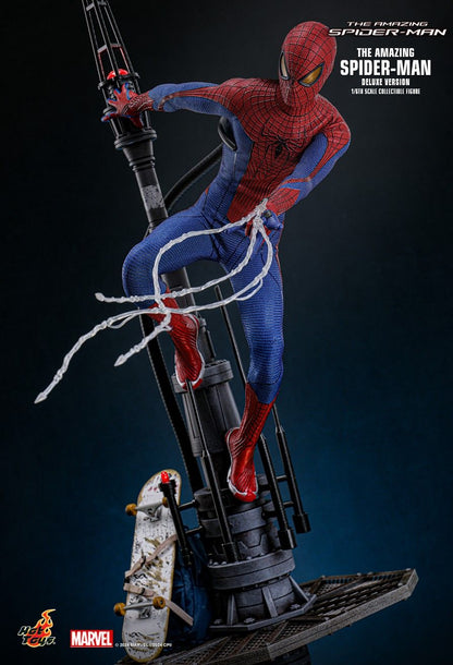 HOT TOYS AMAZING SPIDERMAN 2012 SPIDERMAN 2.0 DELUXE SPECIAL EDITION MMS772B